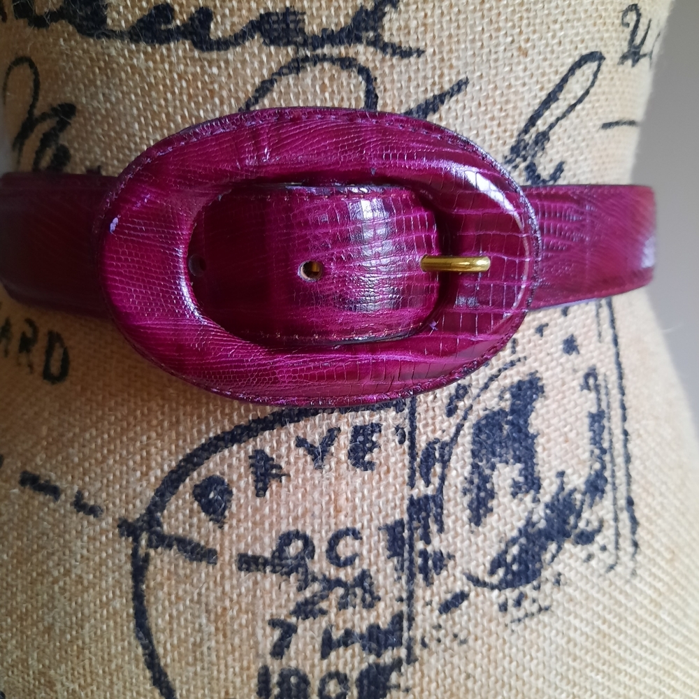 Cipriani Italian Calfskin Belt Size Medium